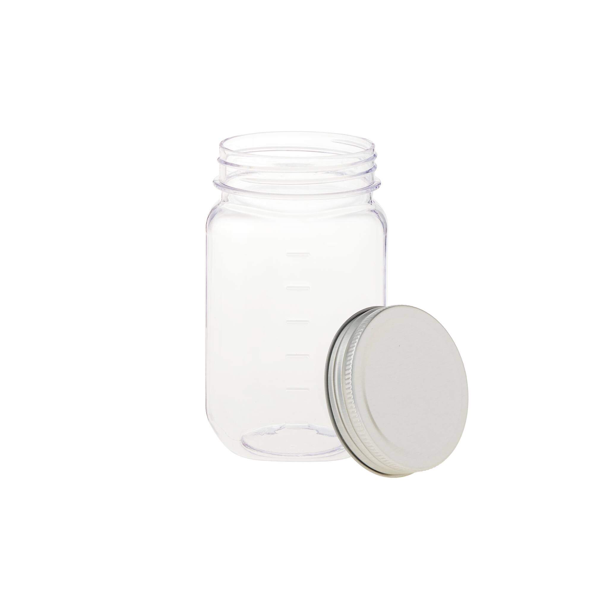 9 Packs: 3 ct. (27 total) 16oz. Plastic Mason Jars by Makery®